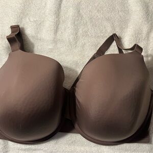 Soma Vanishing 360 Taupe 42DDD Women's Bra Smoothing front and back